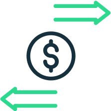 Streamlined transaction process visual